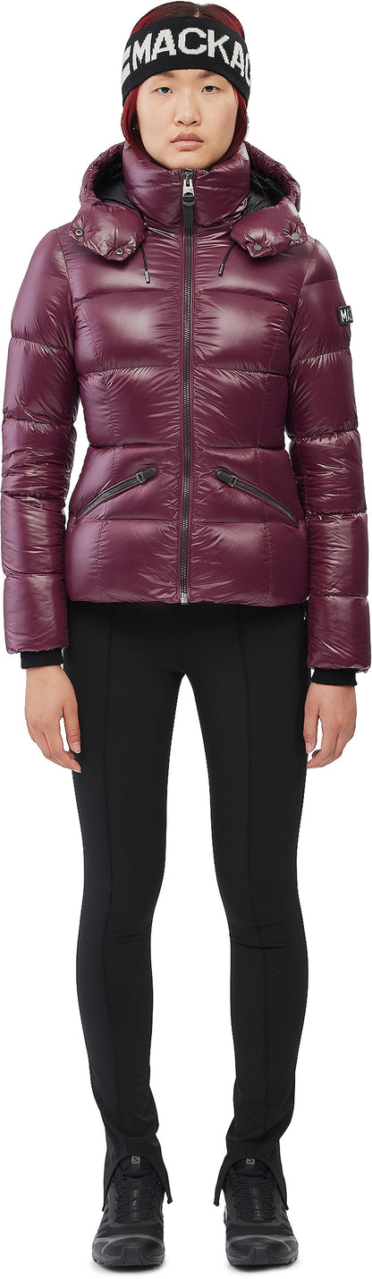 Madalyn Lustrous Light Down Jacket with Hood - Women's|-|Manteau en duvet Madalyn à capuche amovible - Femme
