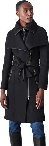Nori 2-in-1 Tailored Wool Coat with Sash Belt - Women’s|-|Manteau Nori en laine ceinturé 2-en-1 ajusté - Femme