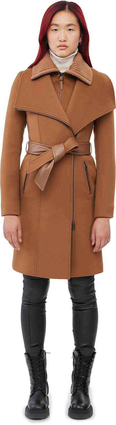 Nori 2-in-1 Tailored Wool Coat with Sash Belt - Women’s|-|Manteau Nori en laine ceinturé 2-en-1 ajusté - Femme
