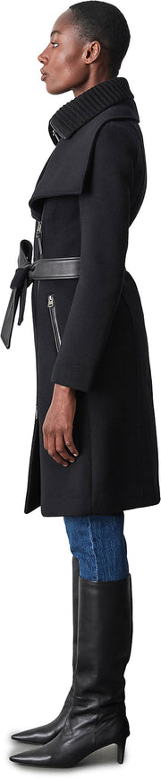 Nori 2-in-1 Tailored Wool Coat with Sash Belt - Women’s|-|Manteau Nori en laine ceinturé 2-en-1 ajusté - Femme