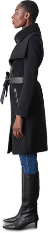 Nori 2-in-1 Tailored Wool Coat with Sash Belt - Women’s|-|Manteau Nori en laine ceinturé 2-en-1 ajusté - Femme