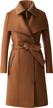 Nori 2-in-1 Tailored Wool Coat with Sash Belt - Women’s|-|Manteau Nori en laine ceinturé 2-en-1 ajusté - Femme