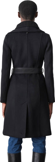 Nori 2-in-1 Tailored Wool Coat with Sash Belt - Women’s|-|Manteau Nori en laine ceinturé 2-en-1 ajusté - Femme