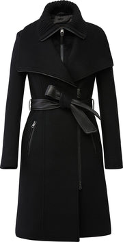 Nori 2-in-1 Tailored Wool Coat with Sash Belt - Women’s|-|Manteau Nori en laine ceinturé 2-en-1 ajusté - Femme