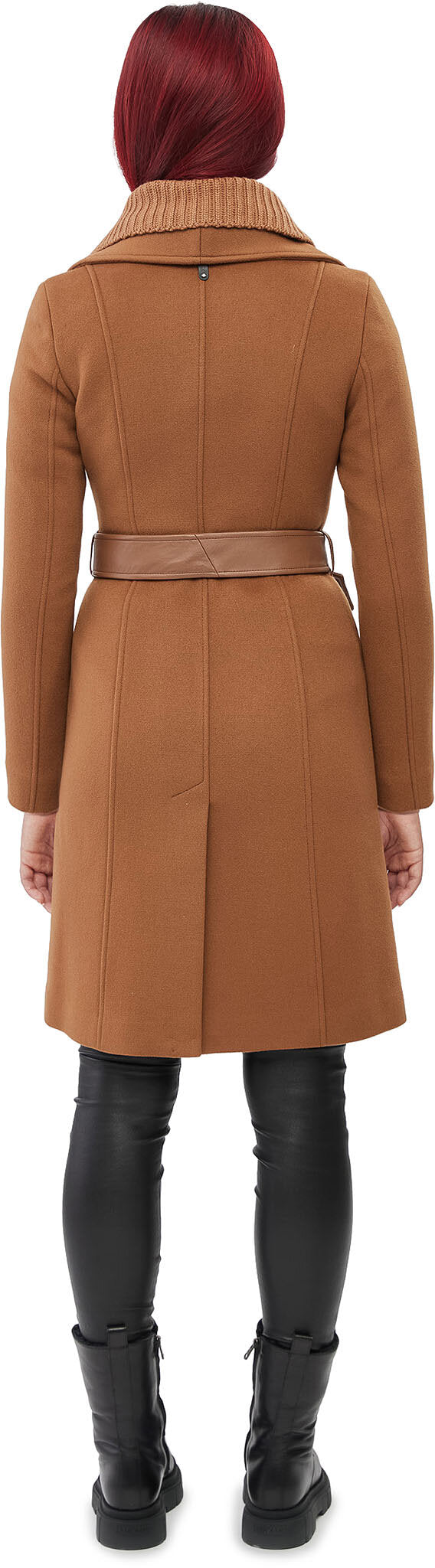 Nori 2-in-1 Tailored Wool Coat with Sash Belt - Women’s|-|Manteau Nori en laine ceinturé 2-en-1 ajusté - Femme