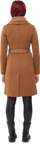 Nori 2-in-1 Tailored Wool Coat with Sash Belt - Women’s|-|Manteau Nori en laine ceinturé 2-en-1 ajusté - Femme