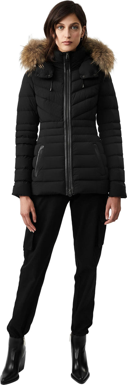 Patsy Stretch Light Down Jacket with Natural Fur - Women's|-|Manteau Patsy en duvet léger et extensible à fourrure naturelle amovible - Femme