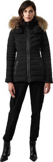Patsy Stretch Light Down Jacket with Natural Fur - Women's|-|Manteau Patsy en duvet léger et extensible à fourrure naturelle amovible - Femme