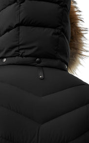 Patsy Stretch Light Down Jacket with Natural Fur - Women's|-|Manteau Patsy en duvet léger et extensible à fourrure naturelle amovible - Femme