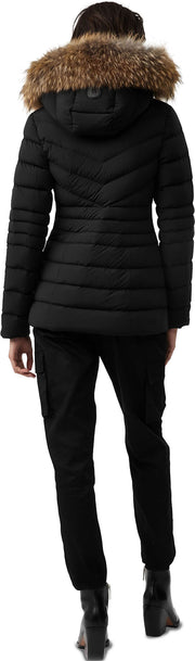Patsy Stretch Light Down Jacket with Natural Fur - Women's|-|Manteau Patsy en duvet léger et extensible à fourrure naturelle amovible - Femme