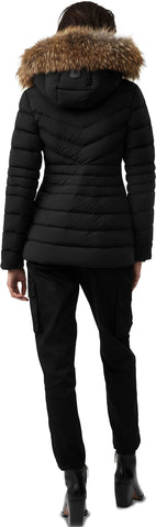 Patsy Stretch Light Down Jacket with Natural Fur - Women's|-|Manteau Patsy en duvet léger et extensible à fourrure naturelle amovible - Femme