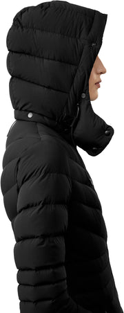 Patsy Stretch Light Down Jacket with Natural Fur - Women's|-|Manteau Patsy en duvet léger et extensible à fourrure naturelle amovible - Femme