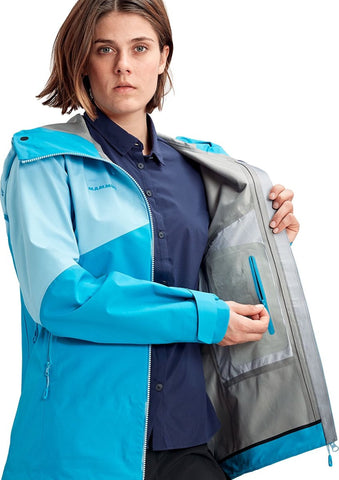 Crater Hardshell Hooded Jacket - Women's|-|Manteau à capuchon coquille rigide Crater - Femme