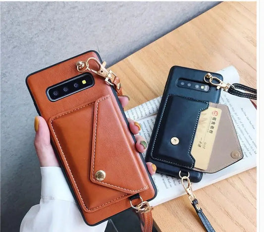 Samsung leather simple crossbody coin purse lbcase