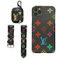 BLACK LV CLASSIC MONOGRAM INSPIRED IPHONE, AIRPOD 1/2 & WATCH BAND