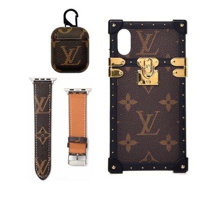 LV EYE TRUNK MONOGRAM INSPIRED IPHONE, AIRPOD CASE & WATCH BAND