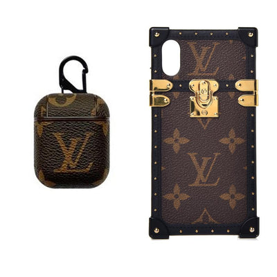 LV EYE TRUNK MONOGRAM INSPIRED IPHONE AIRPOD CASE