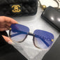 GRADIENT COLOR FEMALE OUTDOOR SUNGLASSES lbcase