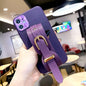 Button Leather Wristband Phone Case lbcase