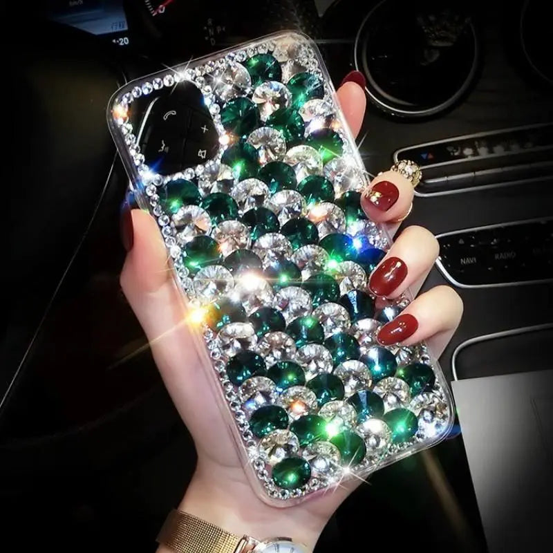 Shiny rhinestone phone case for iphone lbcase