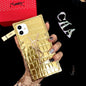 High-end crocodile pattern square phone case lbcase