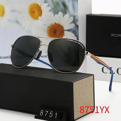 4 COLORS FASHION  FRAME MEN POLARIZED SUNGLASSES lbcase