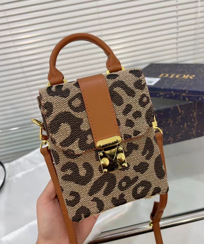 Crossbody metal button universal mobile phone bag