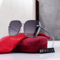 5 COLORS SQUARE FRAME SUNGLASSES lbcase