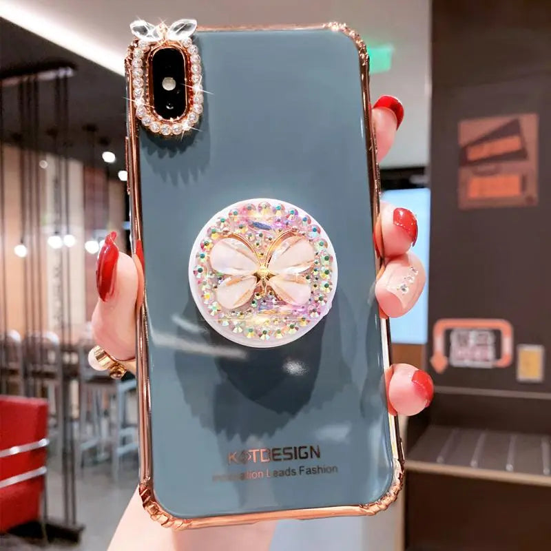 Fashion Rhinestone Ring Case lbcase