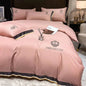 High-end Embroidered skin-friendly brushed cotton Four-Piece Suit  Bed Supplies lbcase