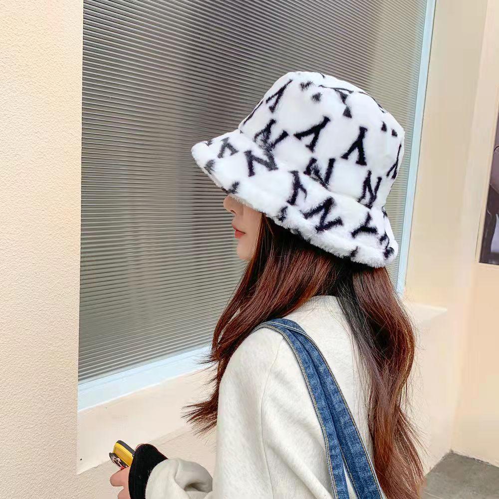 New fashion all-match fluffy warm fisherman hat lbcase