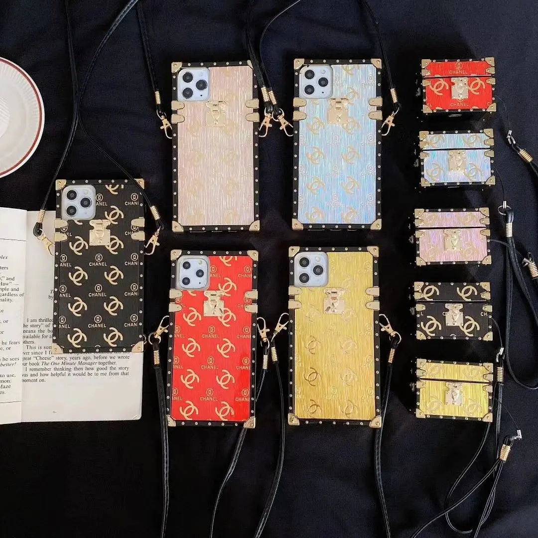 Fashion printing Square phone case and Airpods case lbcase