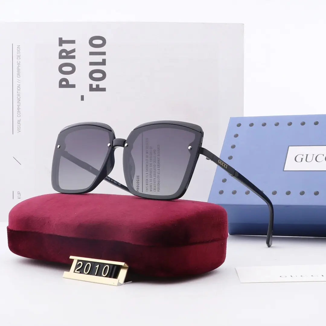 5 COLORS FASHION OUTDOOR SQUARE POLARIZED SUNGLASSES lbcase