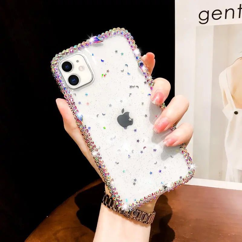 Sparkling Star Diamond Frame Case lbcase