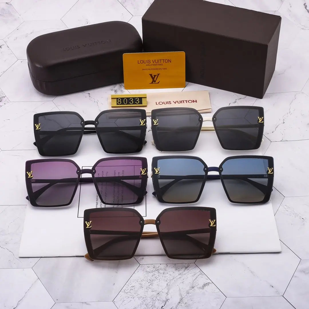 5 COLORS FEMALE CAT EYES POLARIZED SUNGLASSES lbcase