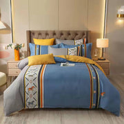 100% thick Skin-friendly cotton four-piece quilt cover  new product