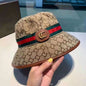 Fisherman Hat Female Simple Retro Dome Bucket Hat Ins Warm British Bucket Hats lbcase