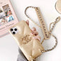 Luxury leather crossbody chain phone case lbcase