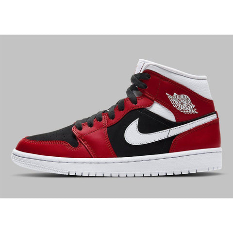 Nike Wmns Air Jordan 1 Mid 'Gym Red Black'