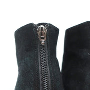 Alexandre Birman Platform Ankle Boots Black Suede Size 7 High Heel Booties