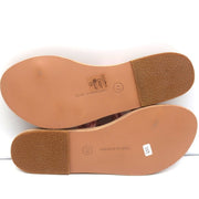 Ancient Greek Sandals Alkmini Slides Dusty Pink Braided Velvet Size 38 NEW