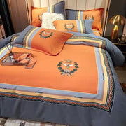 100% cotton thick four-piece quilt cover new product