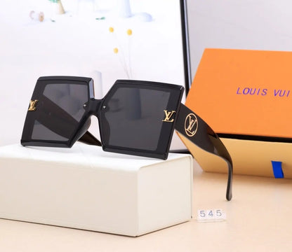 5 COLORS LARGE SIZE SQUARE OUTDOOR DRIVING SUNGLASSES lbcase