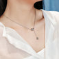 Fading titanium steel waist pendant necklace lbcase