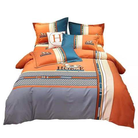 100% cotton thick four-piece quilt cover new product