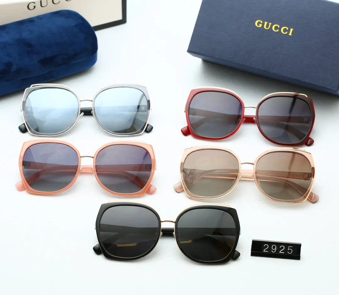 5 COLORS CAT EYE SUNGLASSES lbcase
