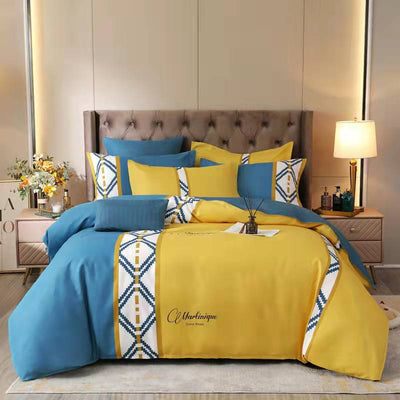 100% thick Skin-friendly cotton four-piece quilt cover  new product