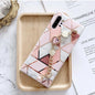 Marble gem chain phone case lbcase