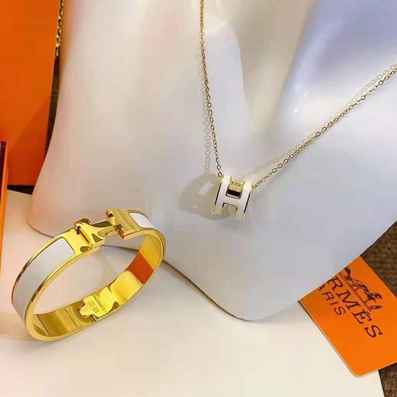 Fashion Luxury Necklace and Bracelet Set lbcase