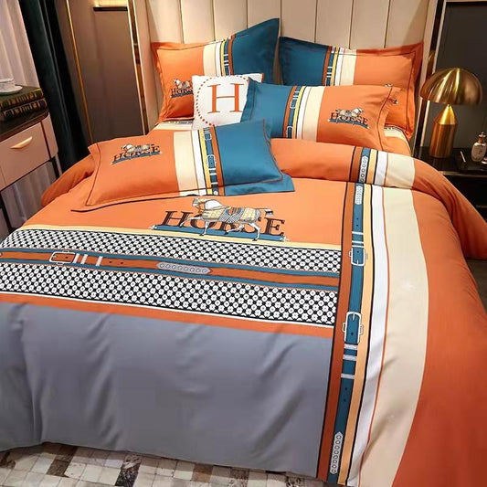 100% cotton thick four-piece quilt cover new product lbcase